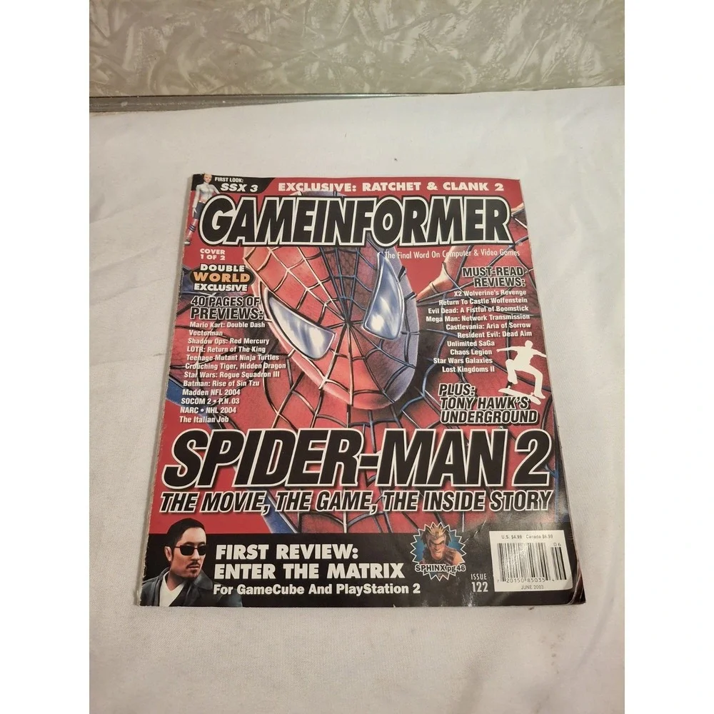 Game Informer Magazine Issue 122 Spider Man 2 Clock Tower 3 2003 Fatal Frame 2